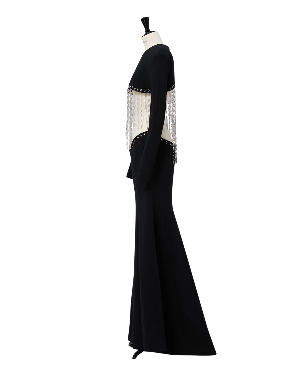 Kimhe Kim - Chain Embellished Waistless Maxi Dress (Black) product image 5 | TRAB K-Fashion Australia