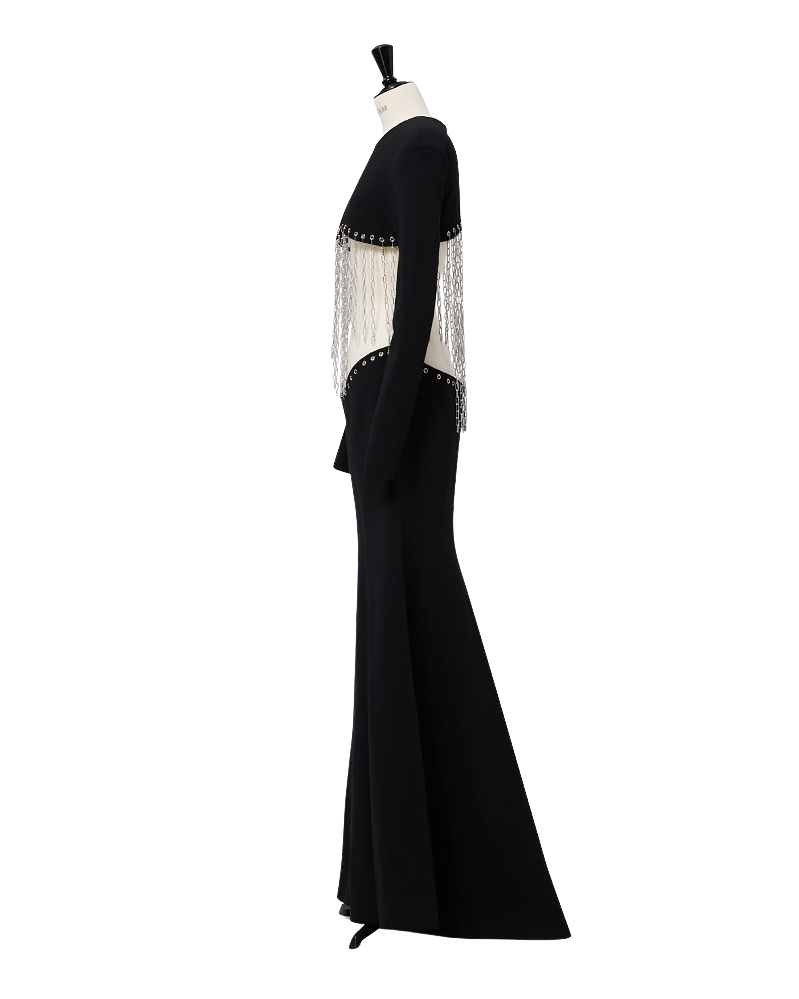 Kimhe Kim - Chain Embellished Waistless Maxi Dress (Black) product image 5 | TRAB K-Fashion Australia