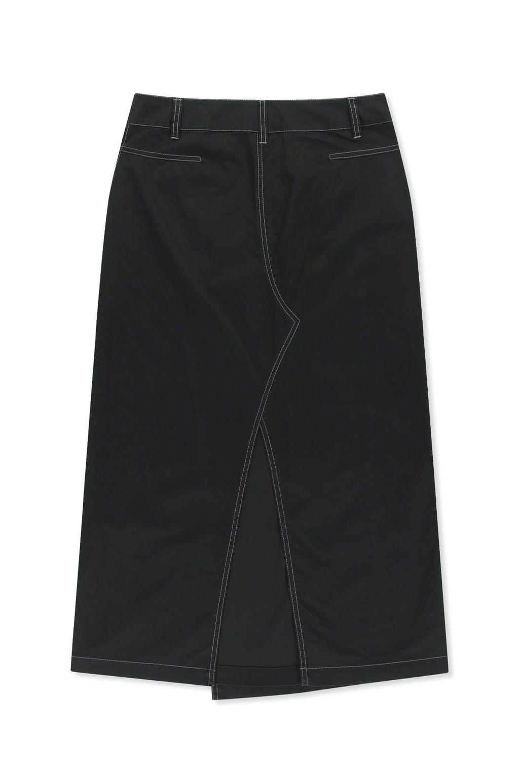 Matin Kim - Big Pocket Long Wrap Skirt (Black) product image 2 | TRAB K-Fashion Australia