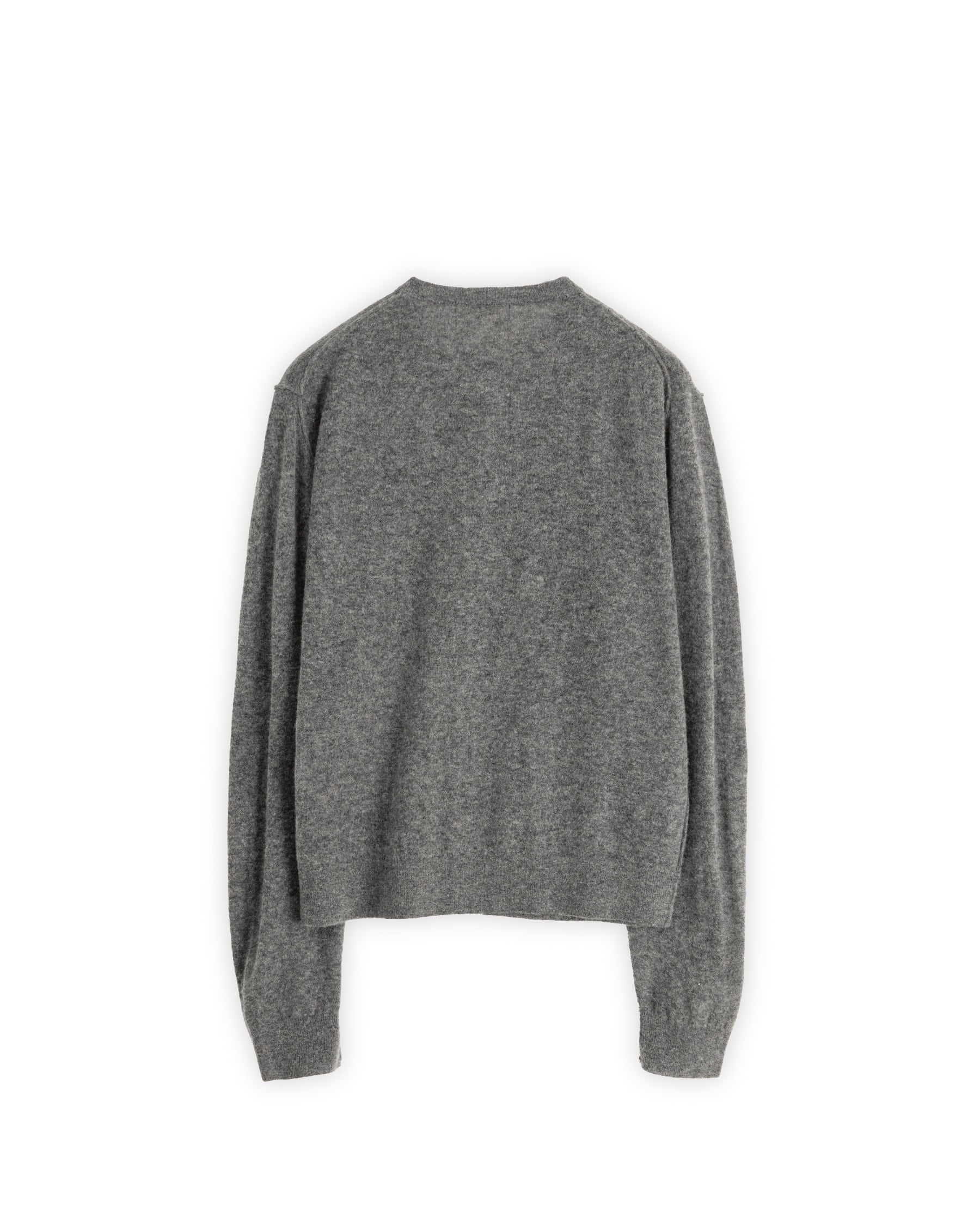 Brownyard - Soft Round Cardigan (Grey) product image 6 | TRAB K-Fashion Australia