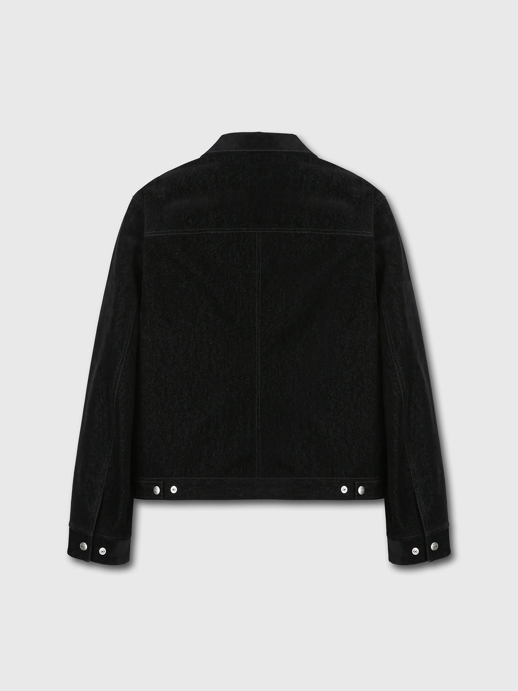 Tonywack - Velvet Denim Zippered Blouson (Black) product image 7 | TRAB K-Fashion Australia