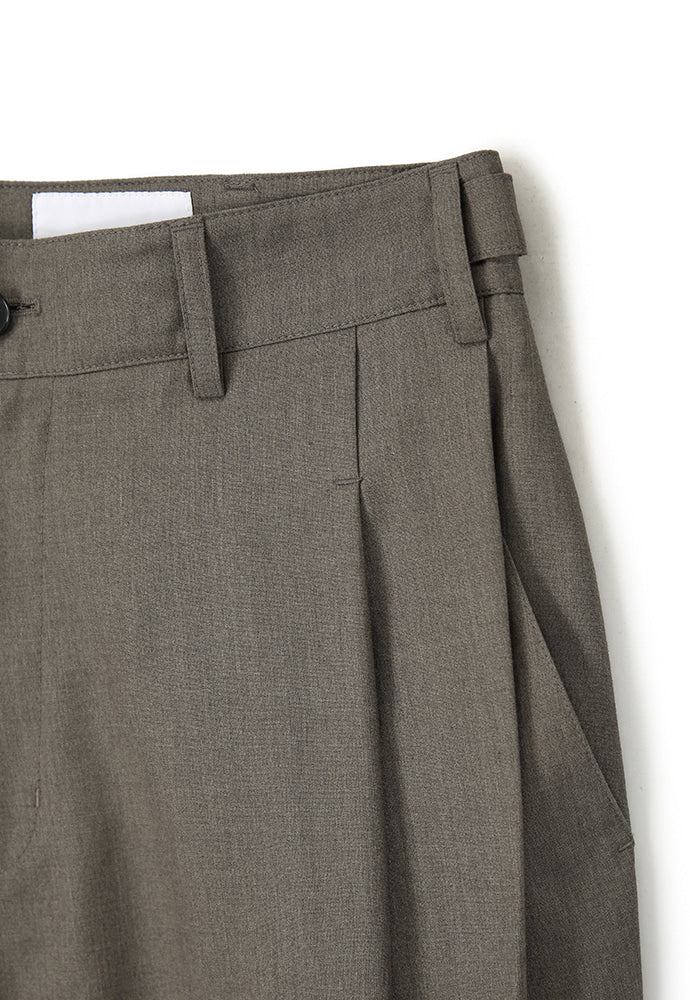Art if acts - Wool Side Two Tuck Pants (Brown) product image 9 | TRAB K-Fashion Australia