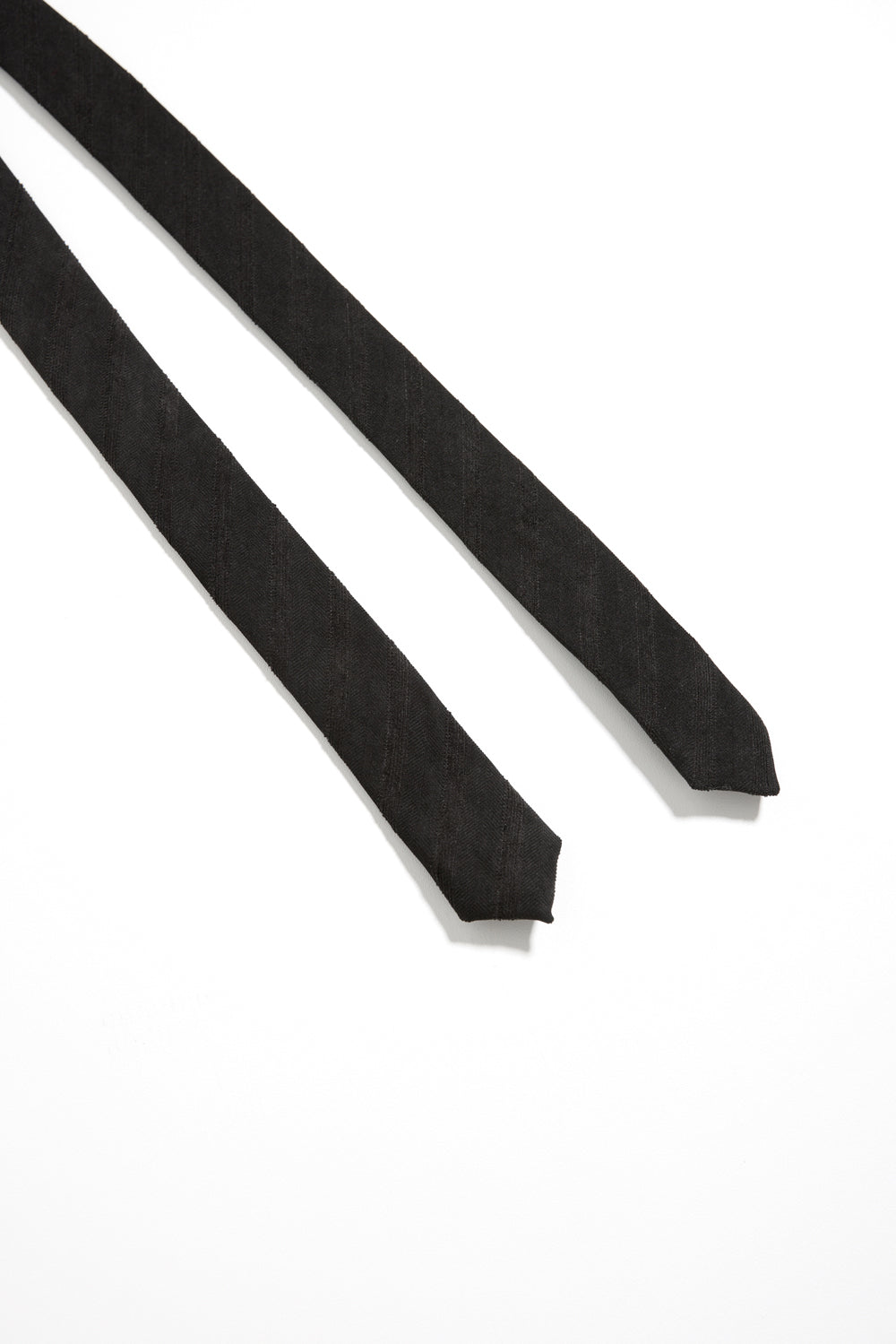 Hatchingroom - Pete Tie Velveteen Stripe (Black) product image 3 | TRAB K-Fashion Australia