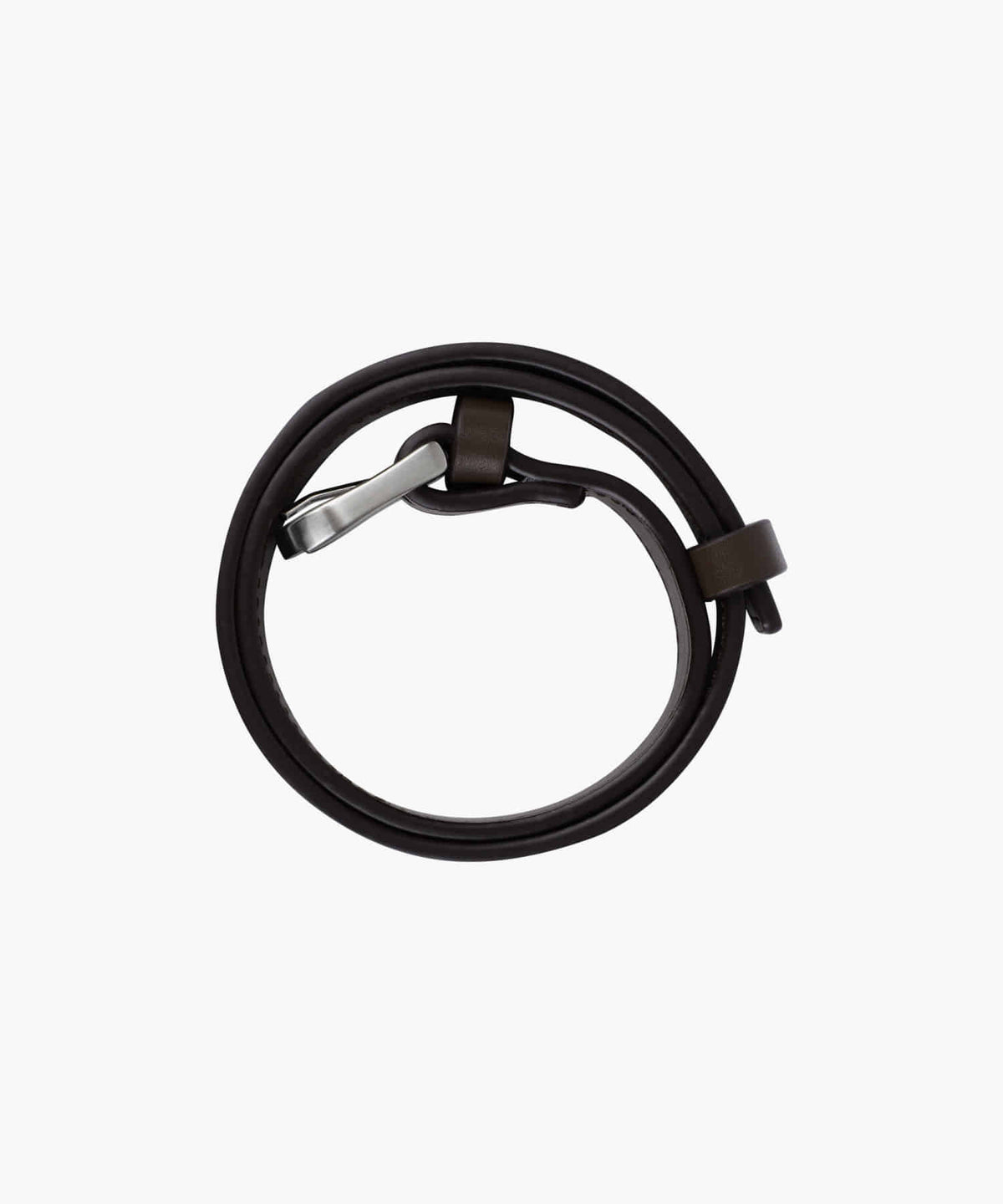 Marithe & Francois Girbaud - Classic Logo Half Moon 2-way Cross Bag (Brown) product image 4 | TRAB K-Fashion Australia
