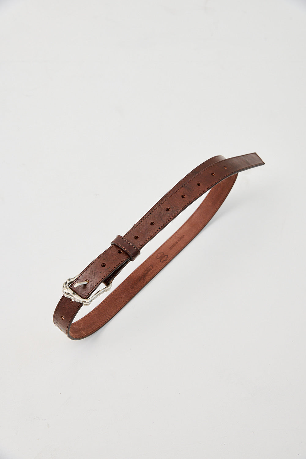 Hatchingroom - Rock Buckle Belt (Dark Brown) product image 1 | TRAB K-Fashion Australia