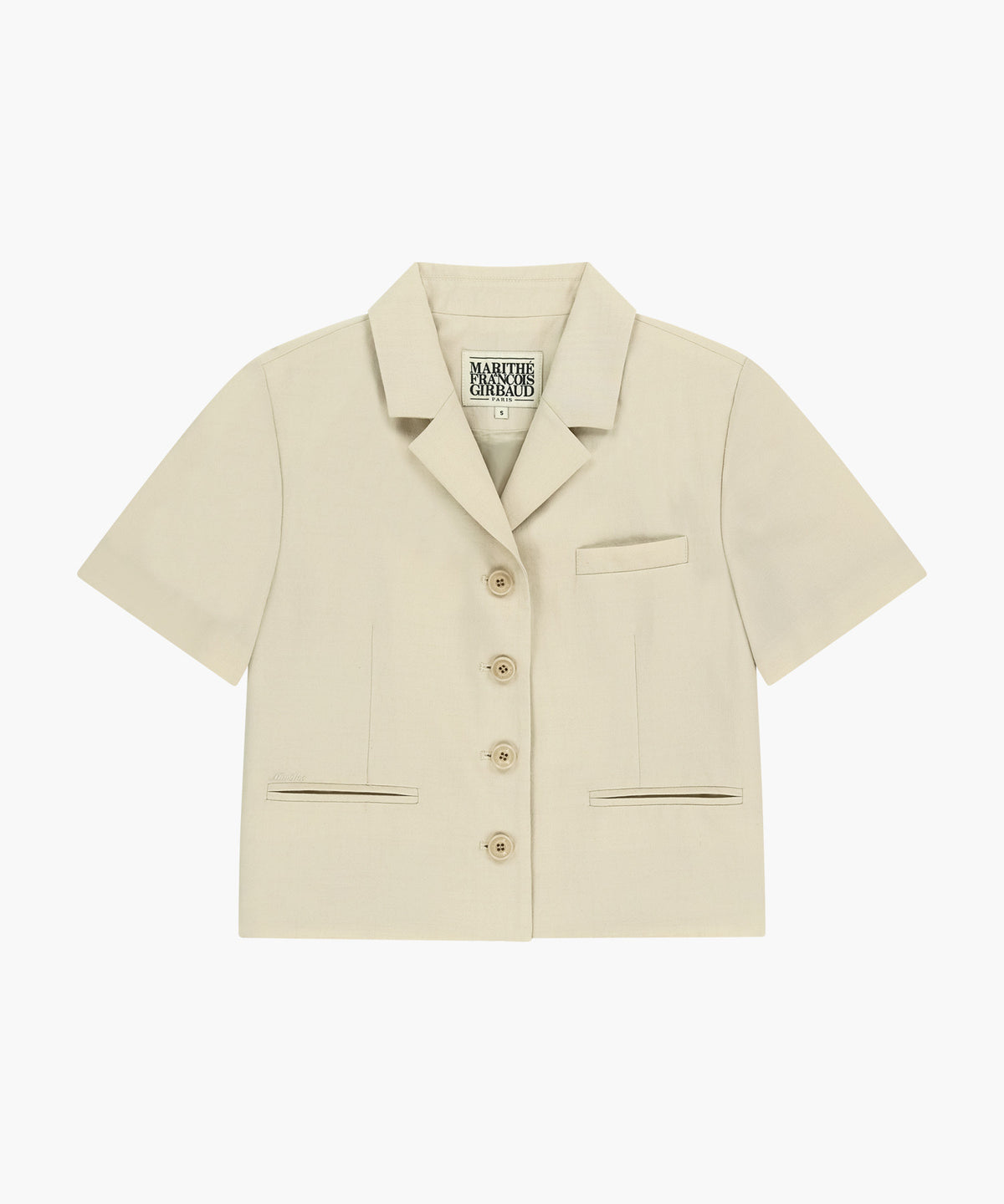 Marithe & Francois Girbaud - Half Sleeve Jacket (Beige) product image 6 | TRAB K-Fashion Australia