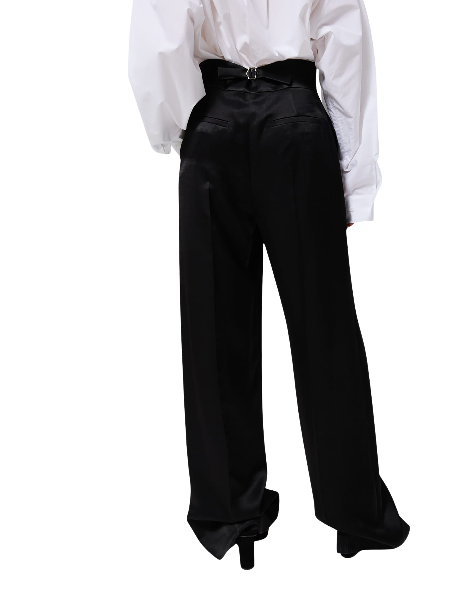 Kimhe Kim - Belted Wide Pants (Black) product image 12 | TRAB K-Fashion Australia