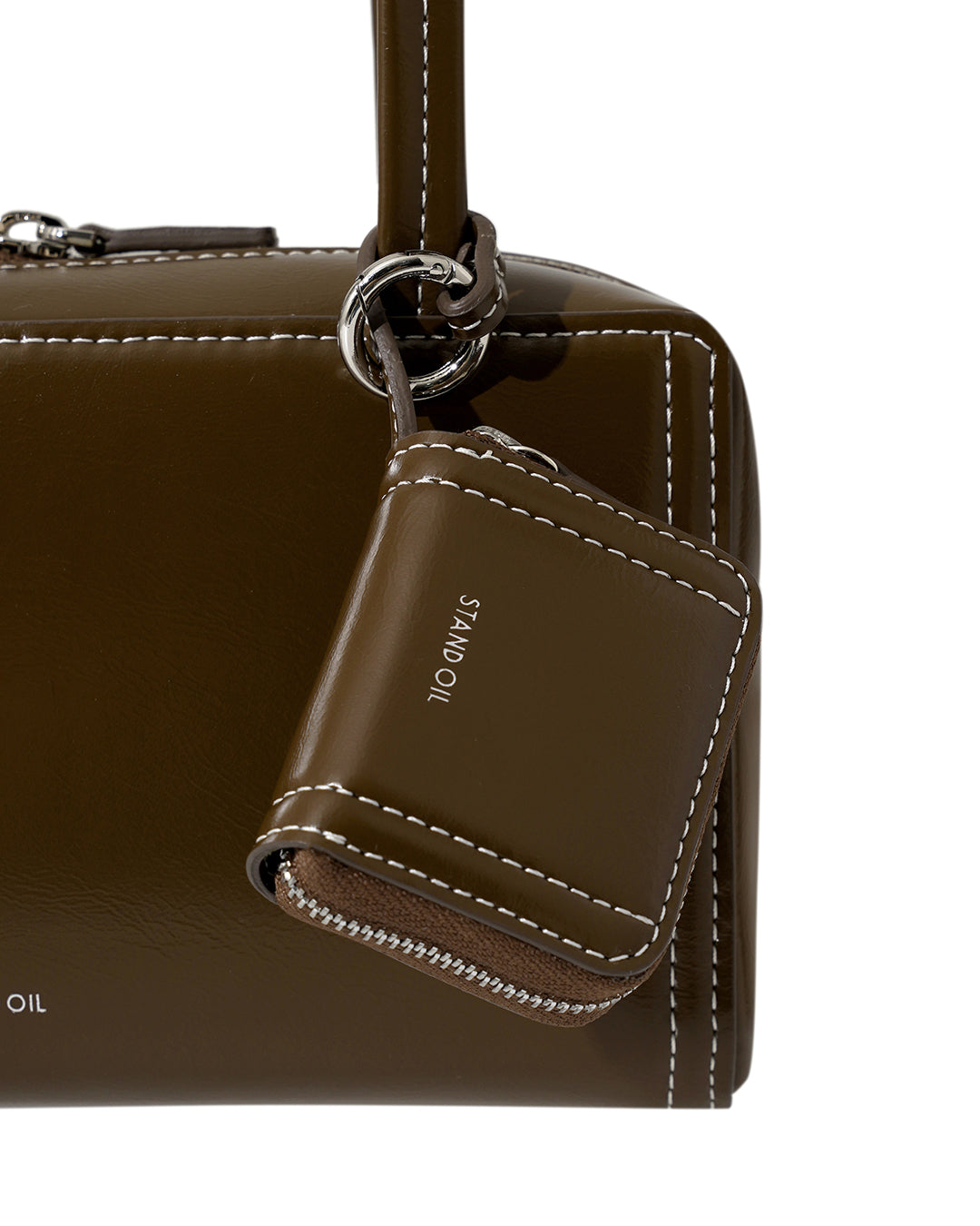 Stand Oil - Post bag (Stitch Mocha) product image 9 | TRAB K-Fashion Australia