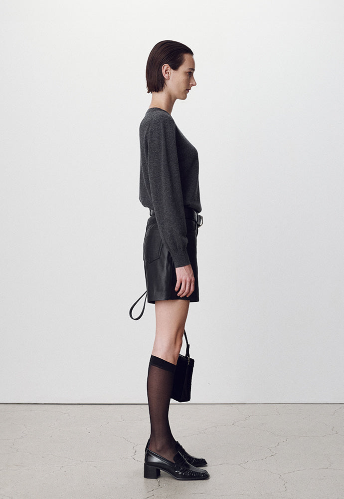 Tonywack - Pure Cashmere V-Neck Sweater (Charcoal) product image 3 | TRAB K-Fashion Australia