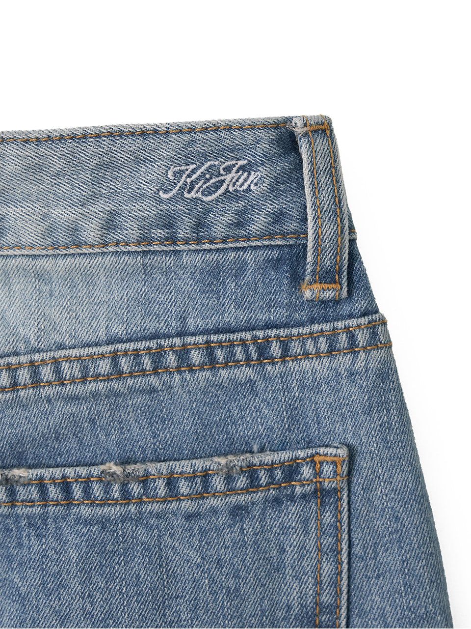 Kijun - Single Cut Flared Jeans (Blue) product image 11 | TRAB K-Fashion Australia