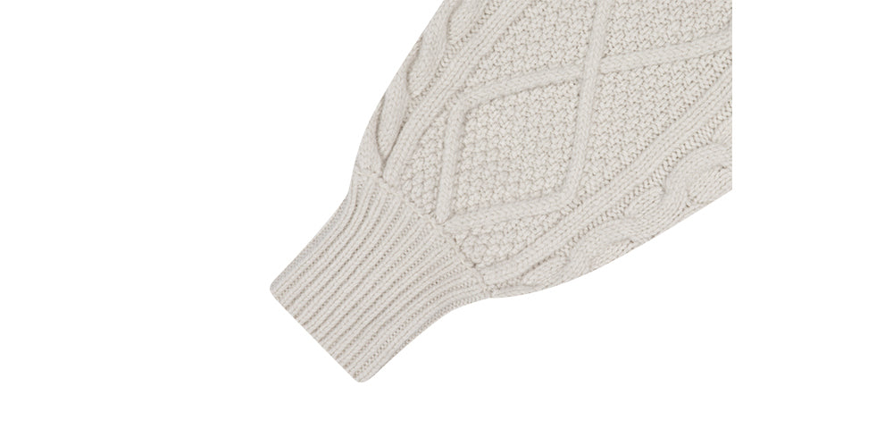 Coyseio - Pompom Cable Knit (Ivory) product image 8 | TRAB K-Fashion Australia