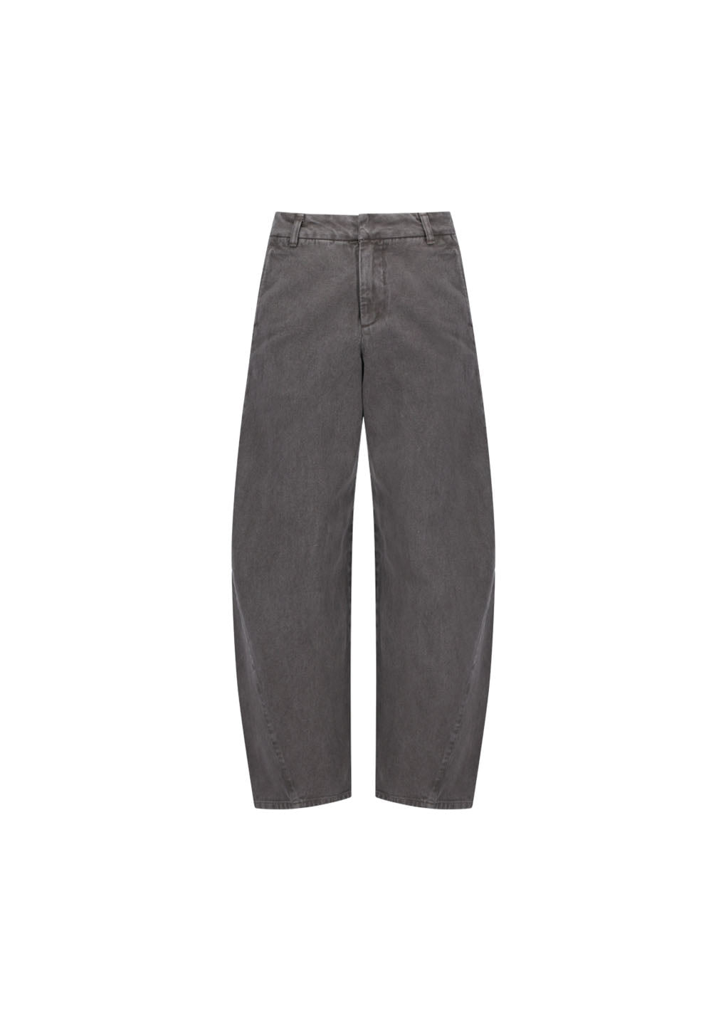 Amomento - Garments Dyed Curved Seam Denim (Brown) product image 3 | TRAB K-Fashion Australia
