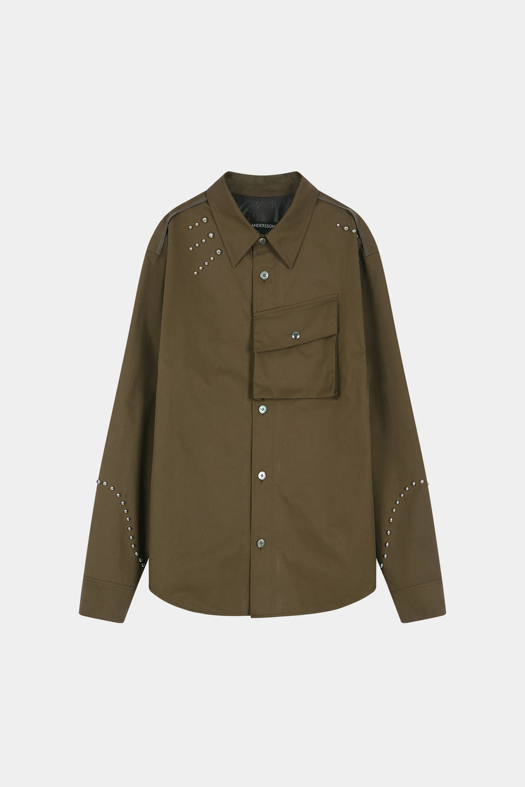 Andersson Bell - Roghen Studded Shirt (brown) (Brown) product image 10 | TRAB K-Fashion Australia