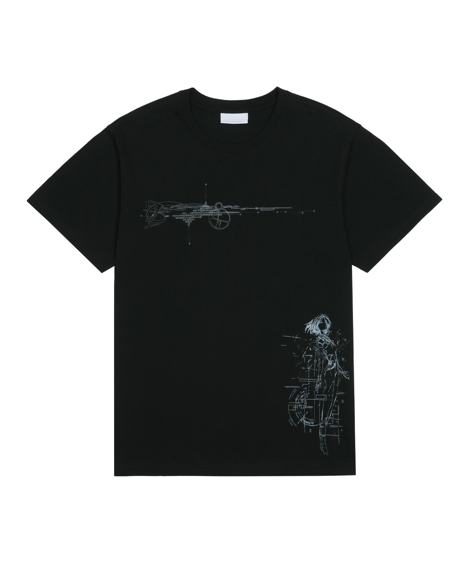 San San Gear - Resonian T-Shirt (Black) product image 4 | TRAB K-Fashion Australia