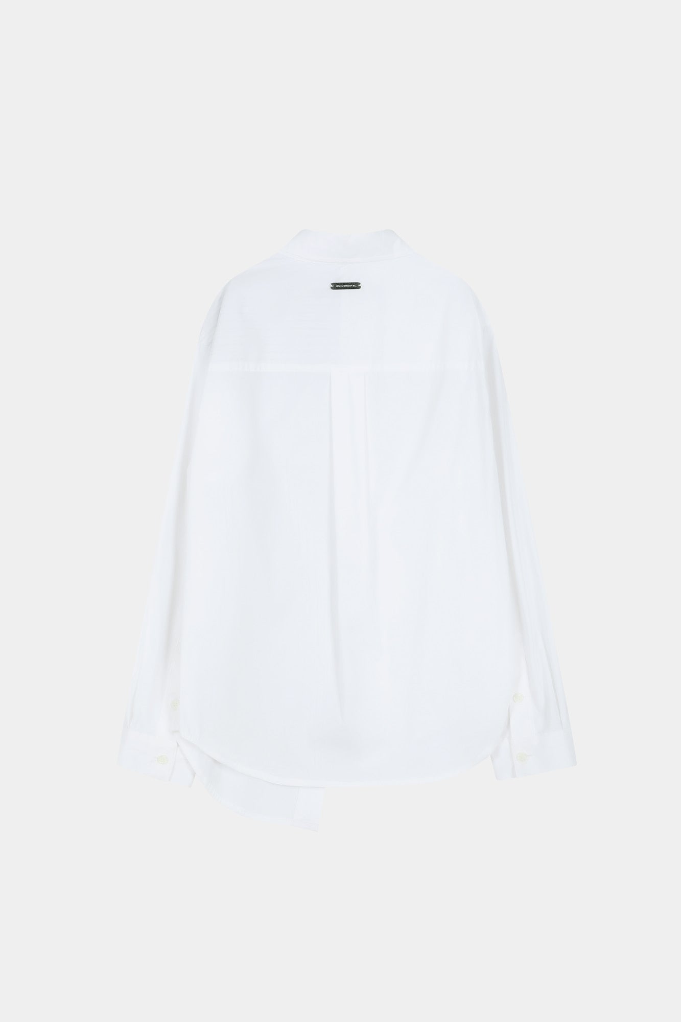 Andersson Bell - Asymmetric Layered Shirt (white/white Stripe) (White/White Stripe) product image 8 | TRAB K-Fashion Australia