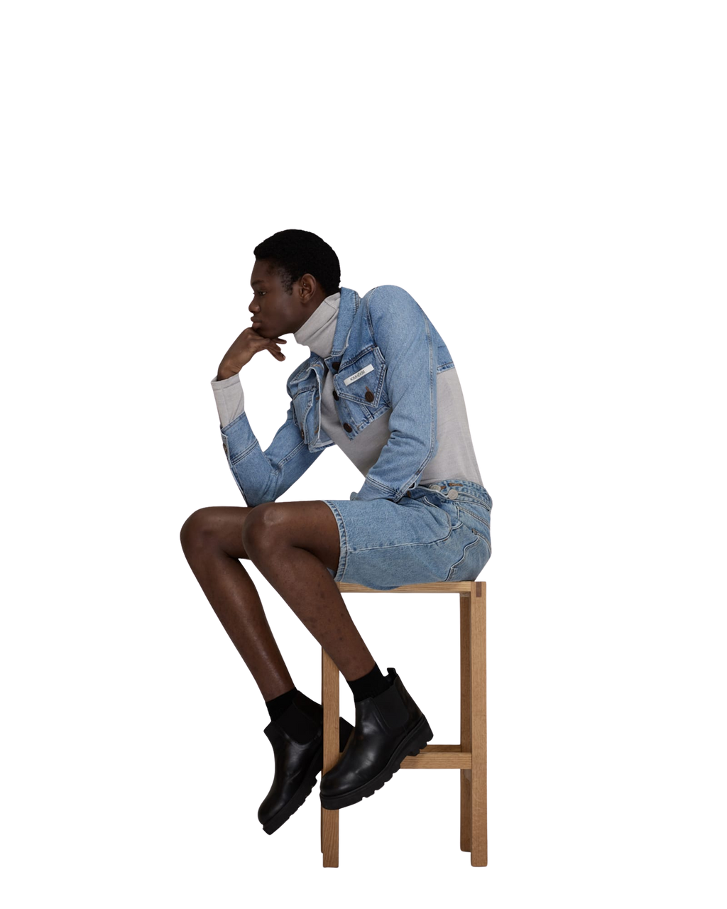 Kimhe Kim - Emma Denim Jacket (Blue) product image 11 | TRAB K-Fashion Australia