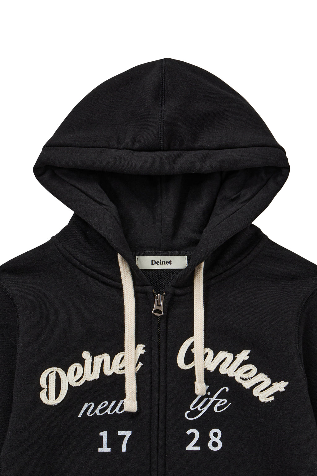 Deinet - Content Slim Hood Zip - Up (Black) product image 3 | TRAB K-Fashion Australia