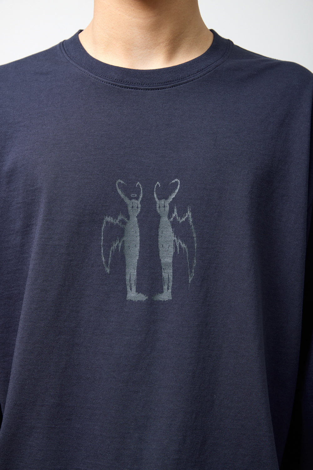 Hatchingroom - Devil & Angel Tee Dark (Navy) product image 15 | TRAB K-Fashion Australia