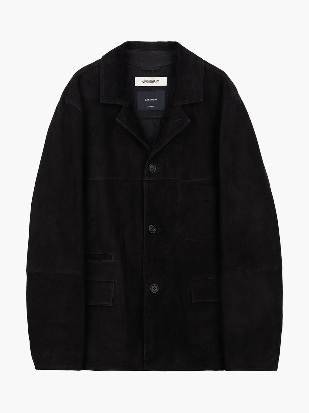 Jiyong Kim - Goat Suede Work Jacket (Black) product image 8 | TRAB K-Fashion Australia