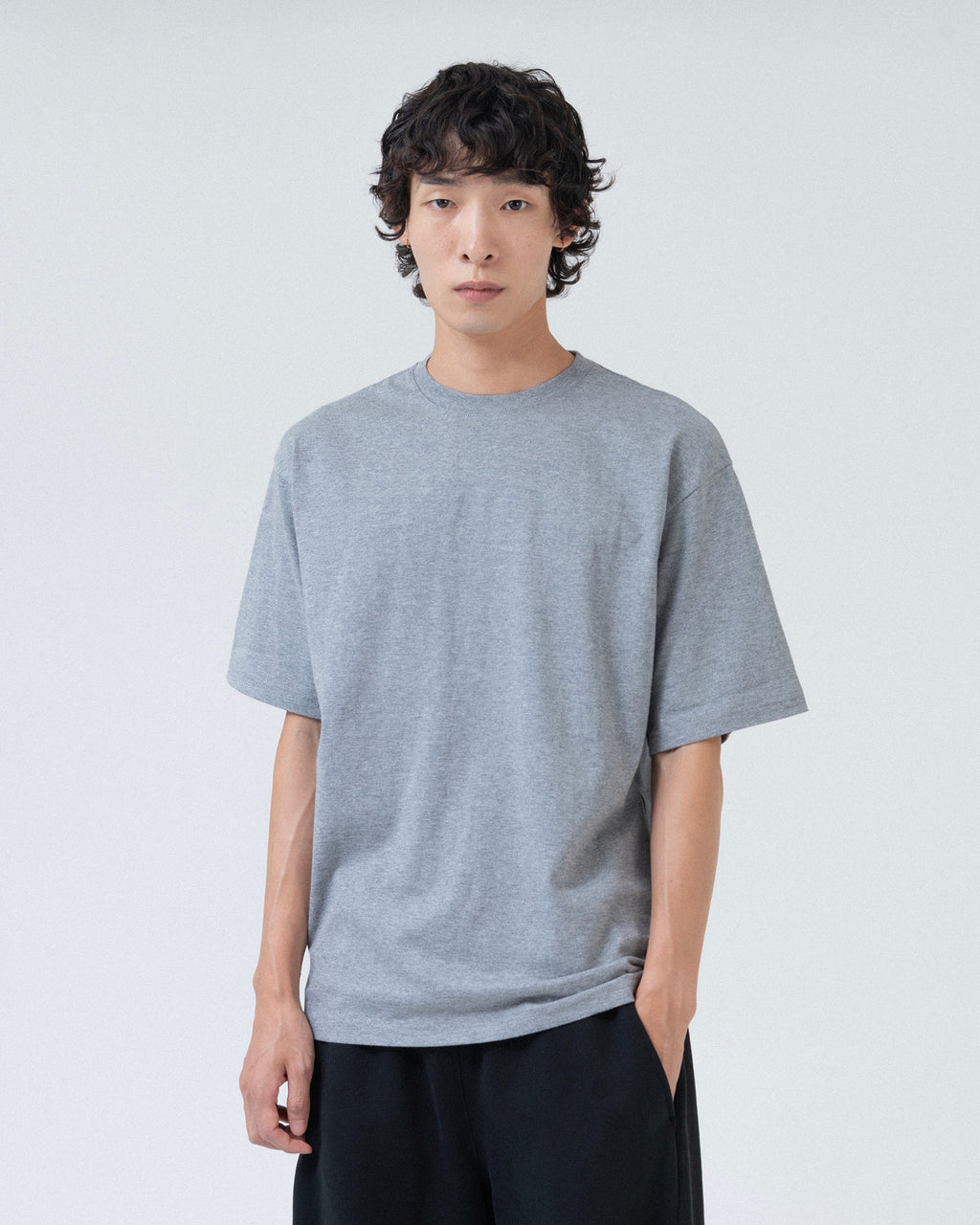 Brownyard - One Day T Shirt (Grey) product image 1 | TRAB K-Fashion Australia