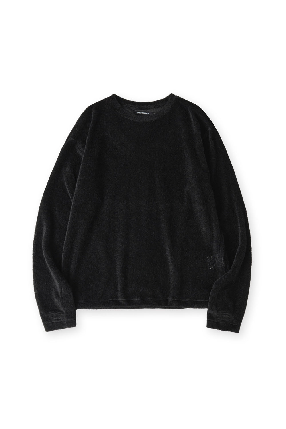 Hatchingroom - Fuzzy Mesh Tee (Black) product image 1 | TRAB K-Fashion Australia