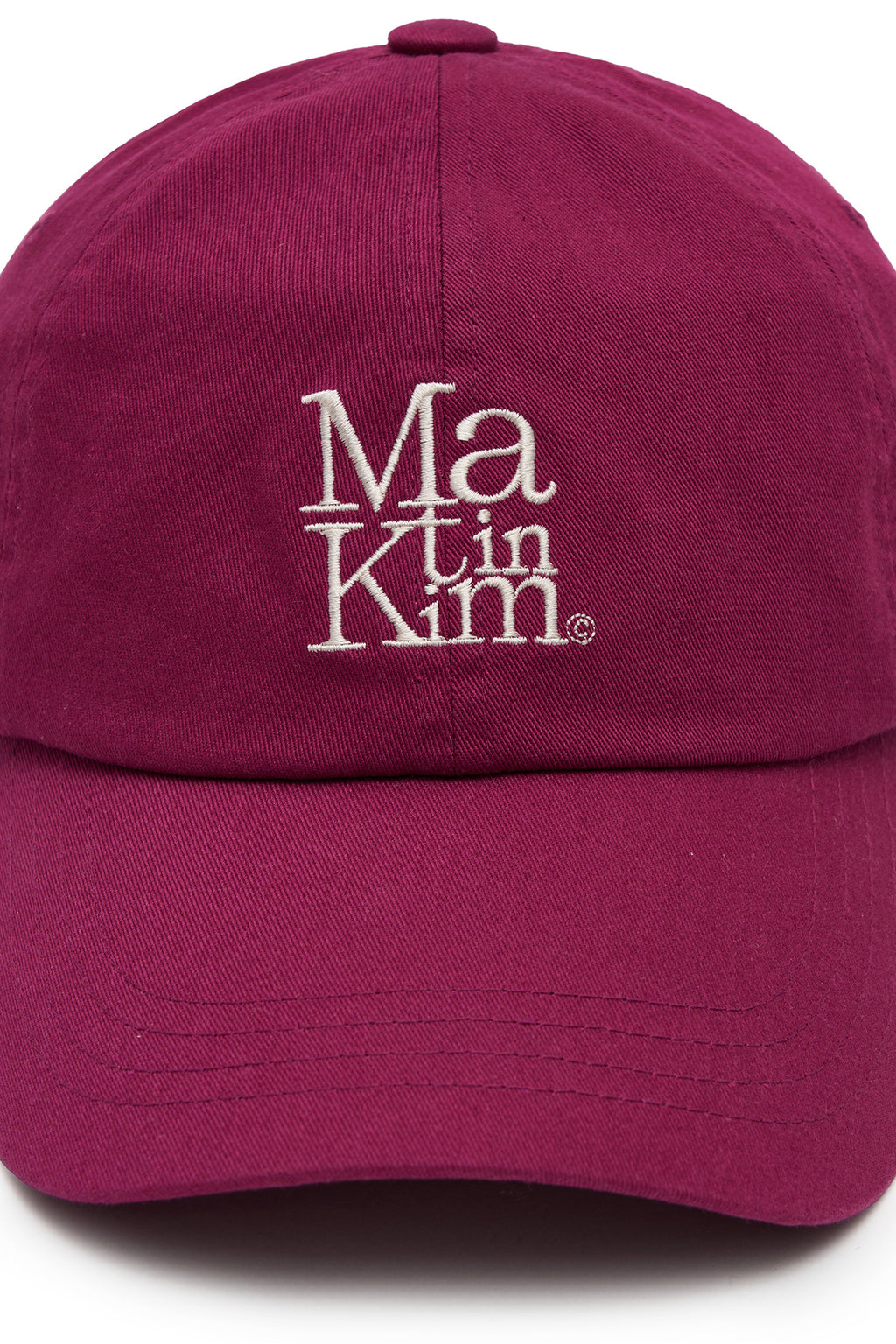 Matin Kim - Matin Block Logo Ball Cap (Violet) product image 4 | TRAB K-Fashion Australia
