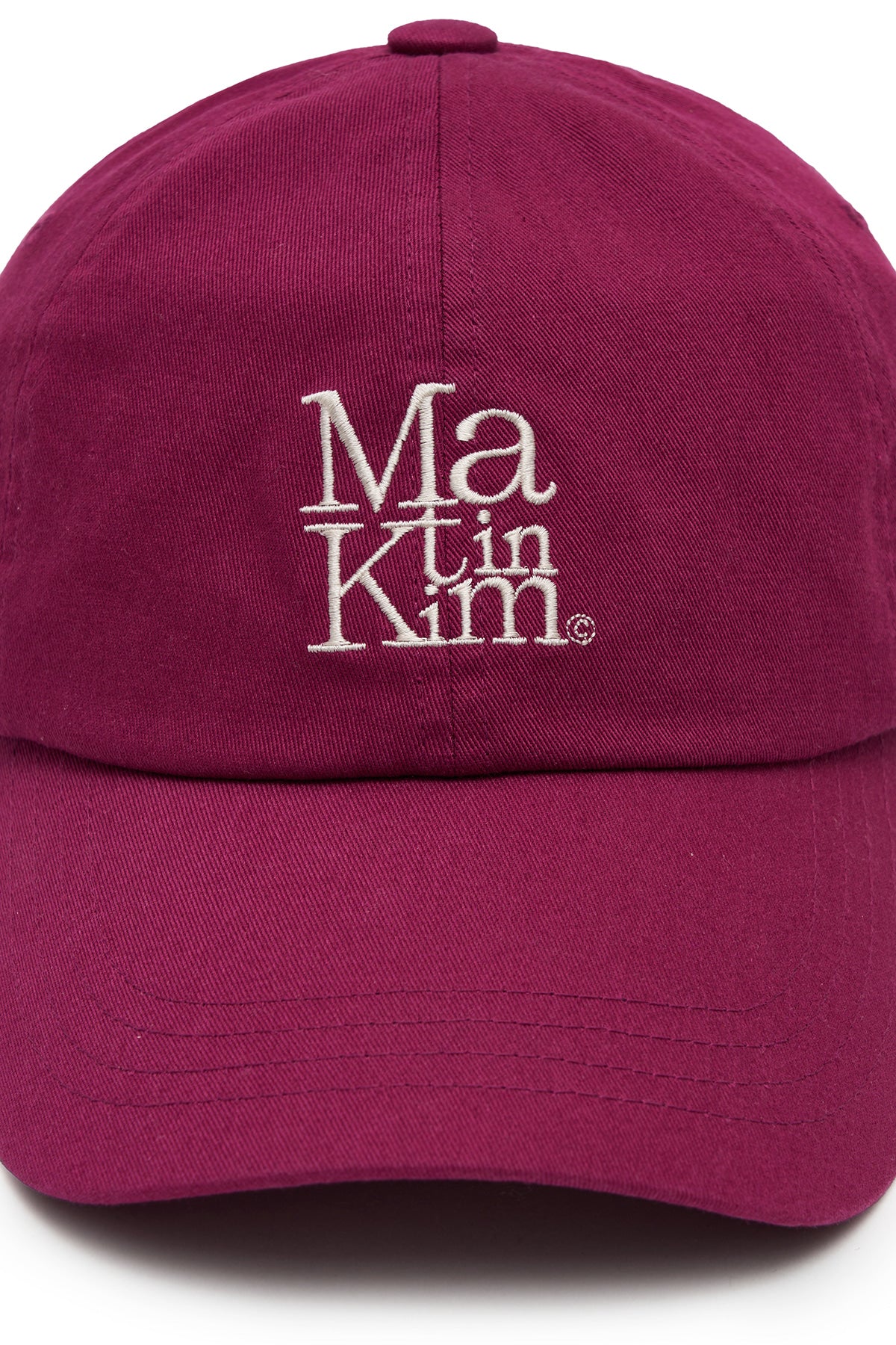 Matin Kim - Matin Block Logo Ball Cap (Violet) product image 4 | TRAB K-Fashion Australia