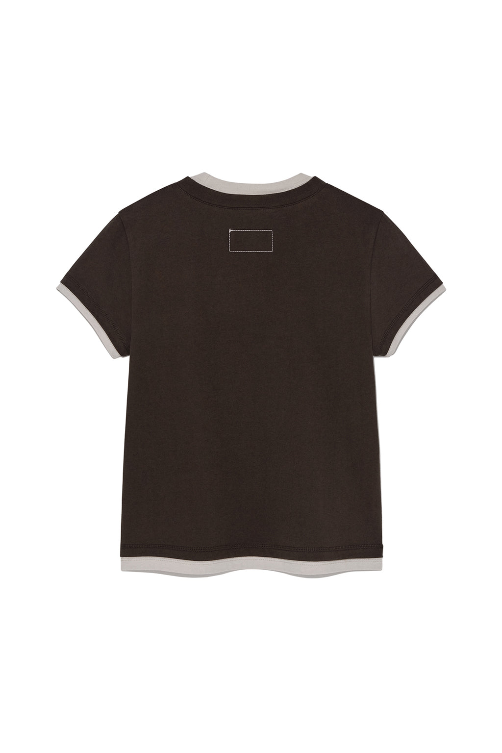Matin Kim - Color Point Layered Top (Brown) product image 2 | TRAB K-Fashion Australia