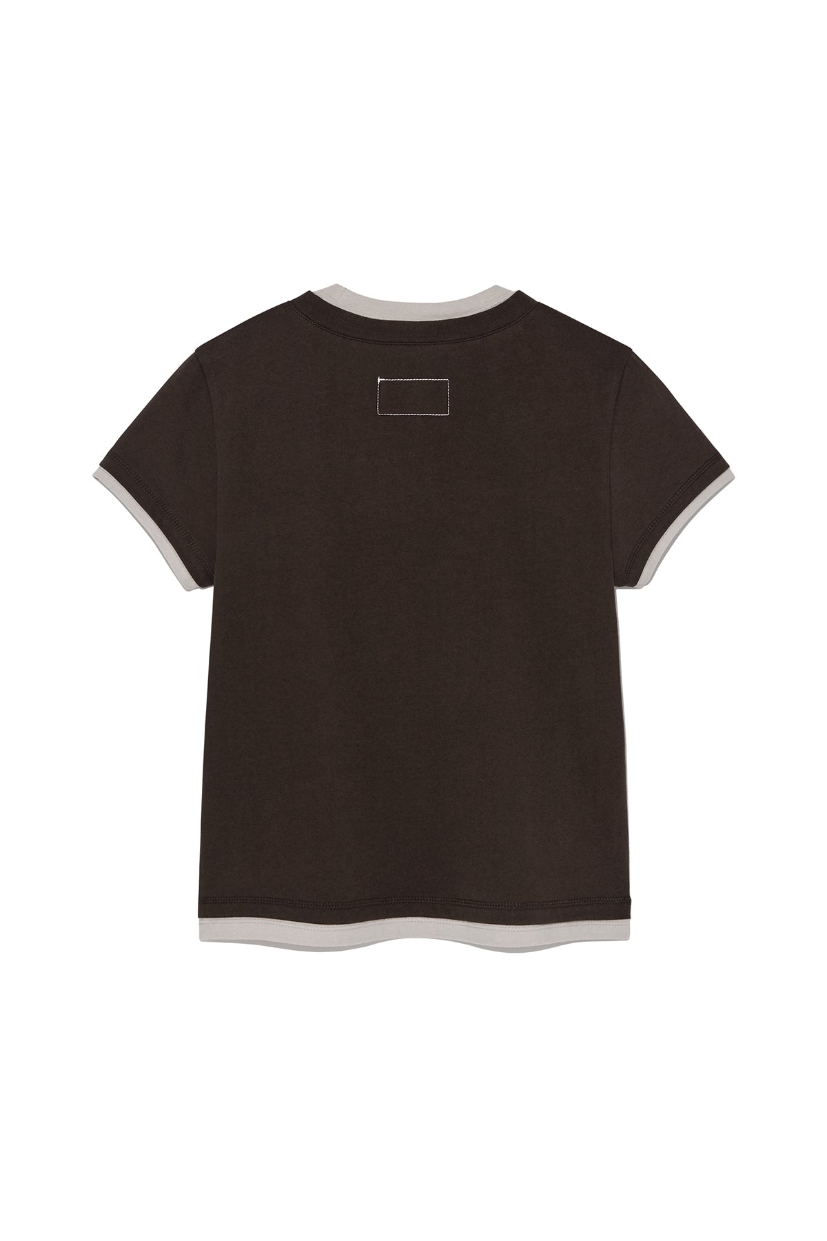 Matin Kim - Color Point Layered Top (Brown) product image 2 | TRAB K-Fashion Australia