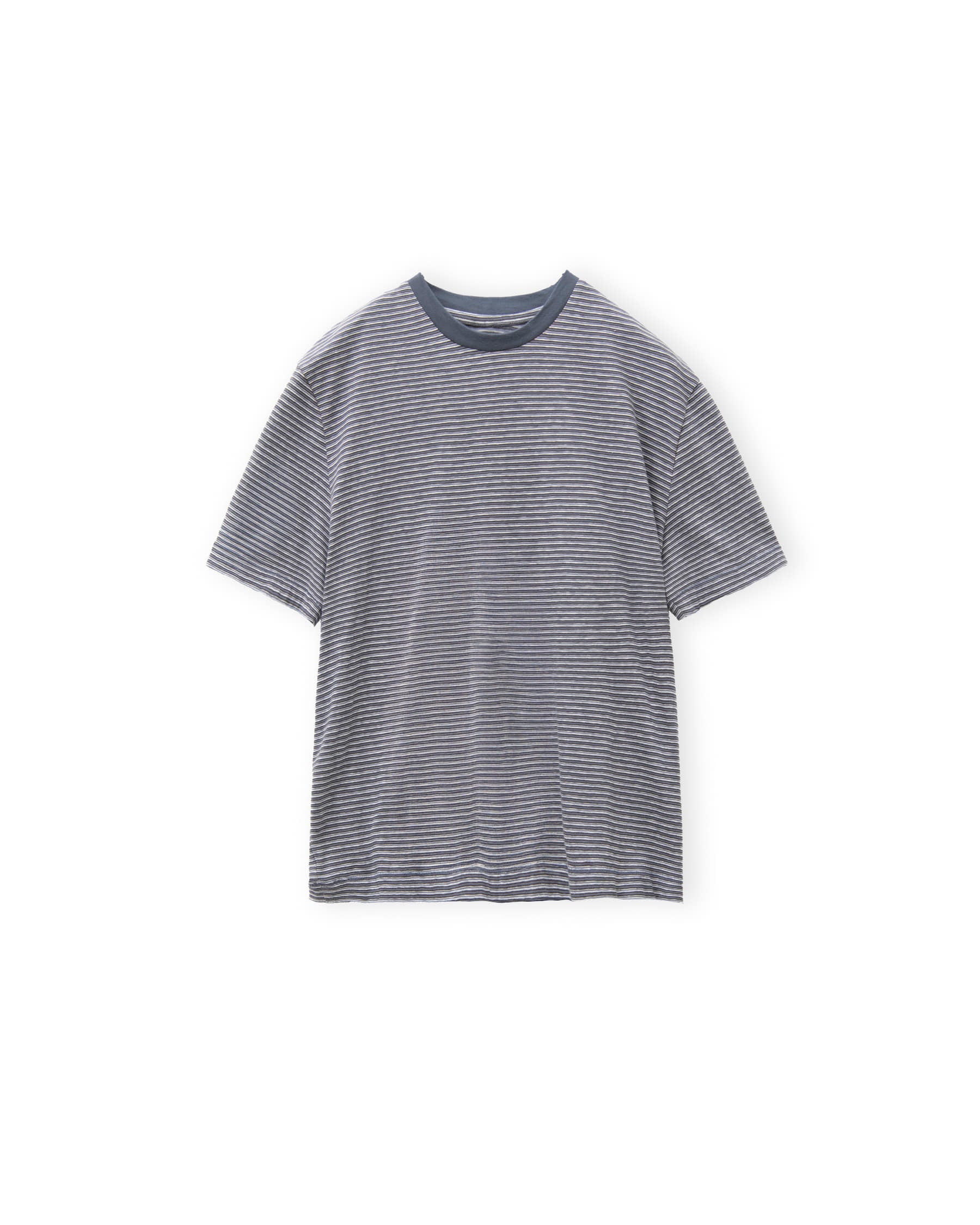 Brownyard - Waist Cut Stripe T Shirt (Blue) product image 4 | TRAB K-Fashion Australia