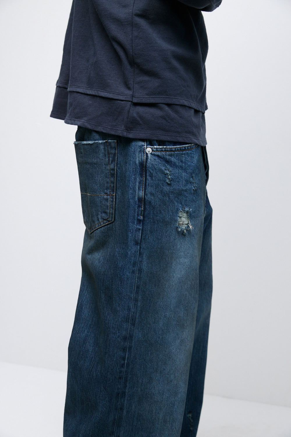 Hatchingroom - Regular Selvedge Jeans Dusty (Blue) product image 13 | TRAB K-Fashion Australia
