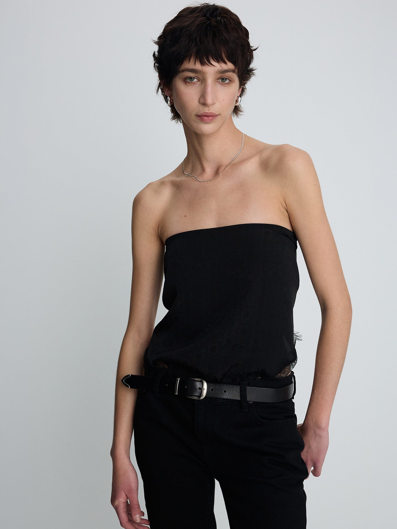 Tonywack - Low-Rise Denim Bootcut Trousers (Washed Black) product image 7 | TRAB K-Fashion Australia