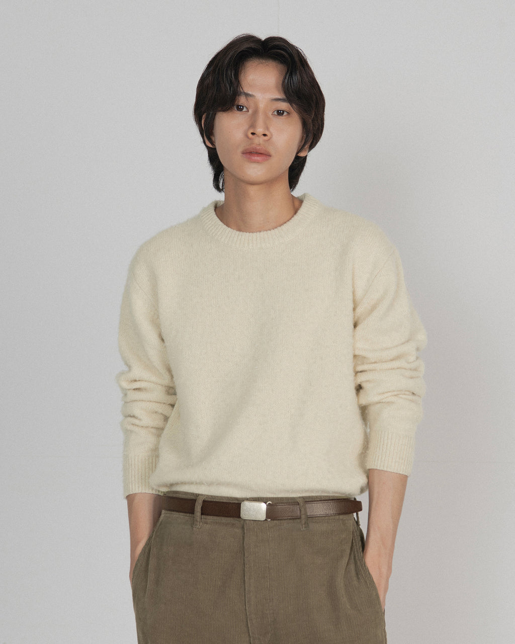 Brownyard - Brushed Sweater (Ivory) product image 1 | TRAB K-Fashion Australia