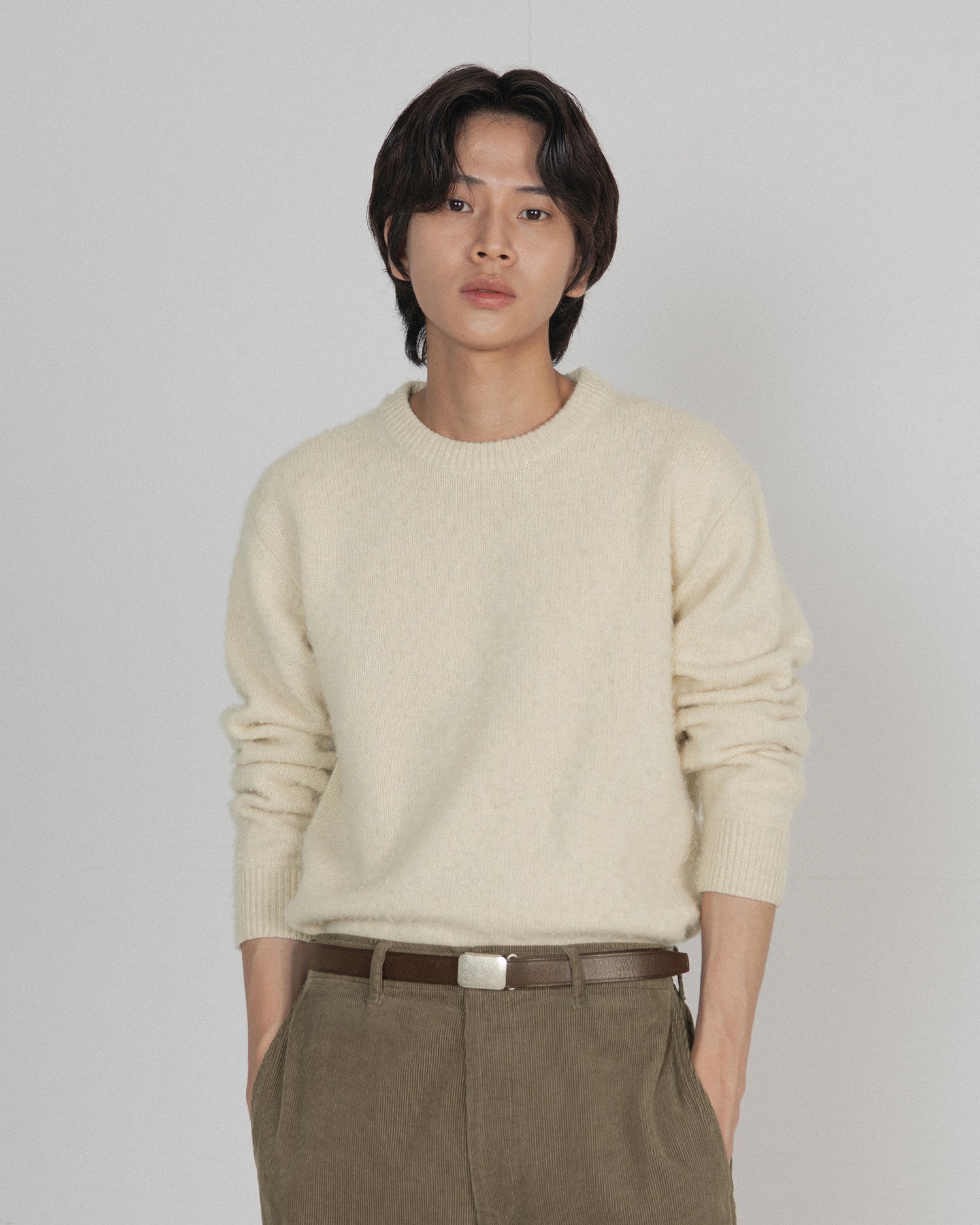Brownyard - Brushed Sweater (Ivory) product image 1 | TRAB K-Fashion Australia