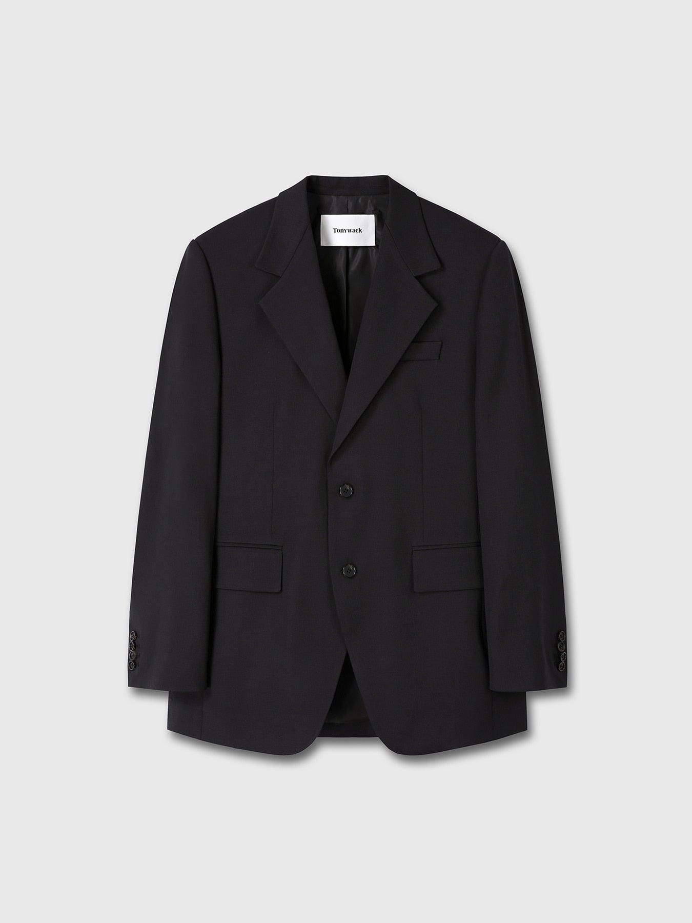 Tonywack - Wool Single-Breasted Tailored Jacket (Midnight) product image 11 | TRAB K-Fashion Australia