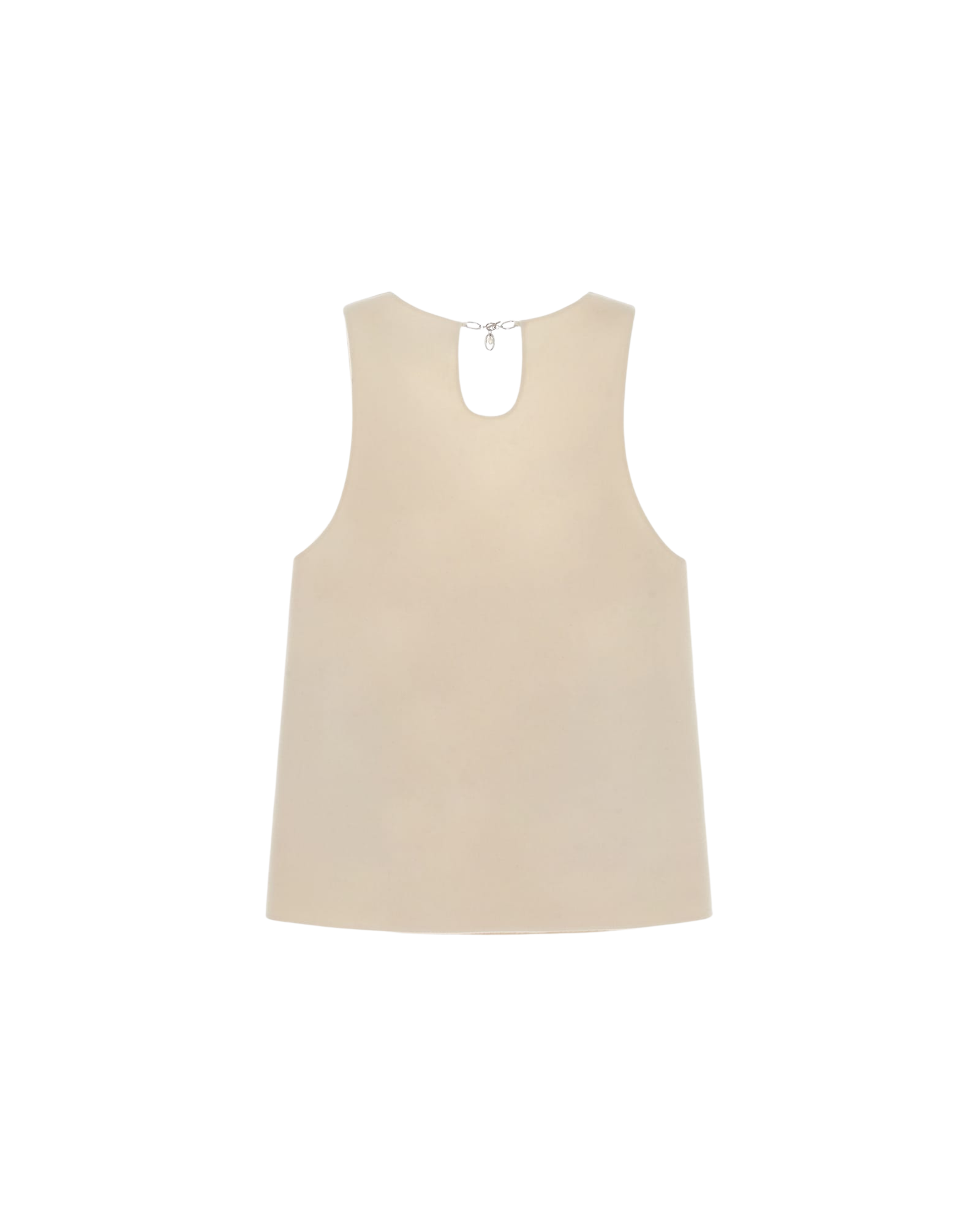 Kimhe Kim - Double Faced Chain Embellishment Sleeveless Vest (Cream) product image 11 | TRAB K-Fashion Australia