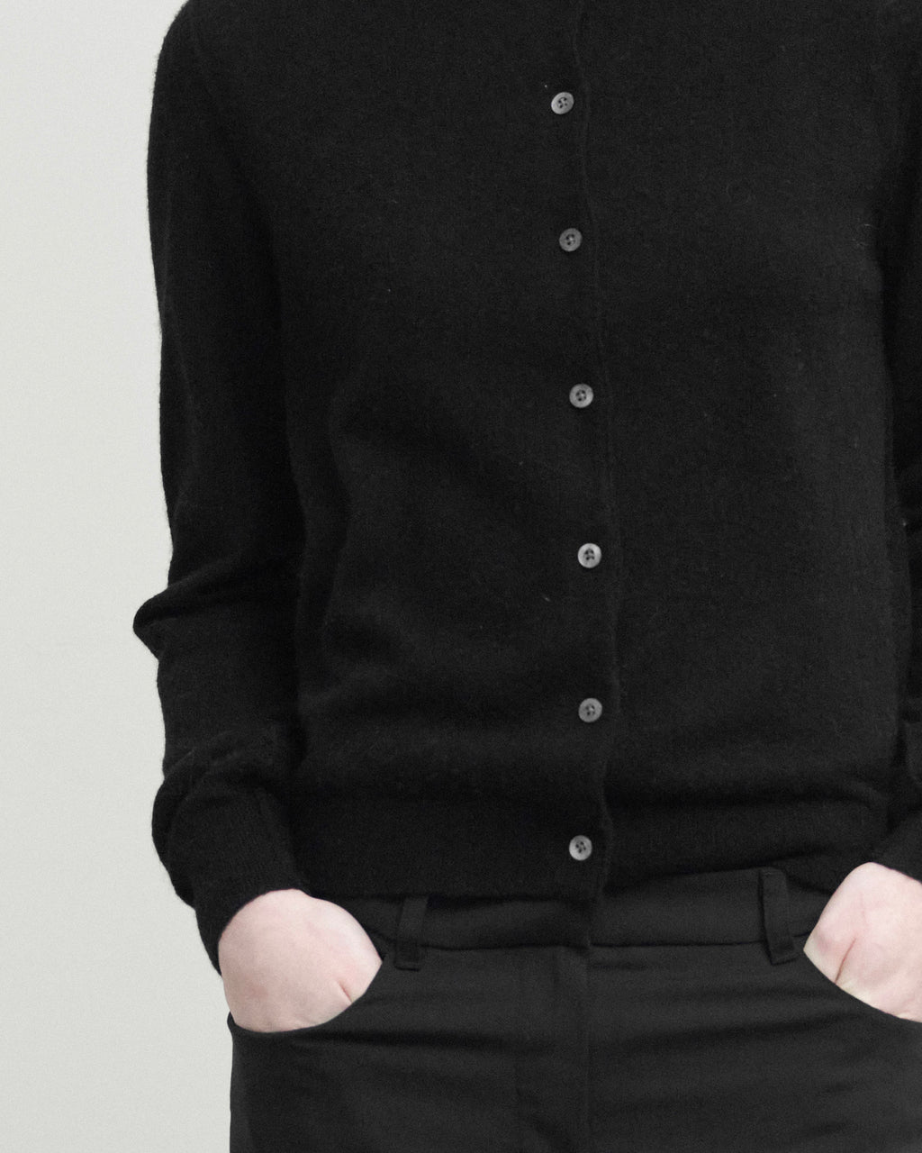 Brownyard - Soft Round Cardigan (Black) product image 4 | TRAB K-Fashion Australia