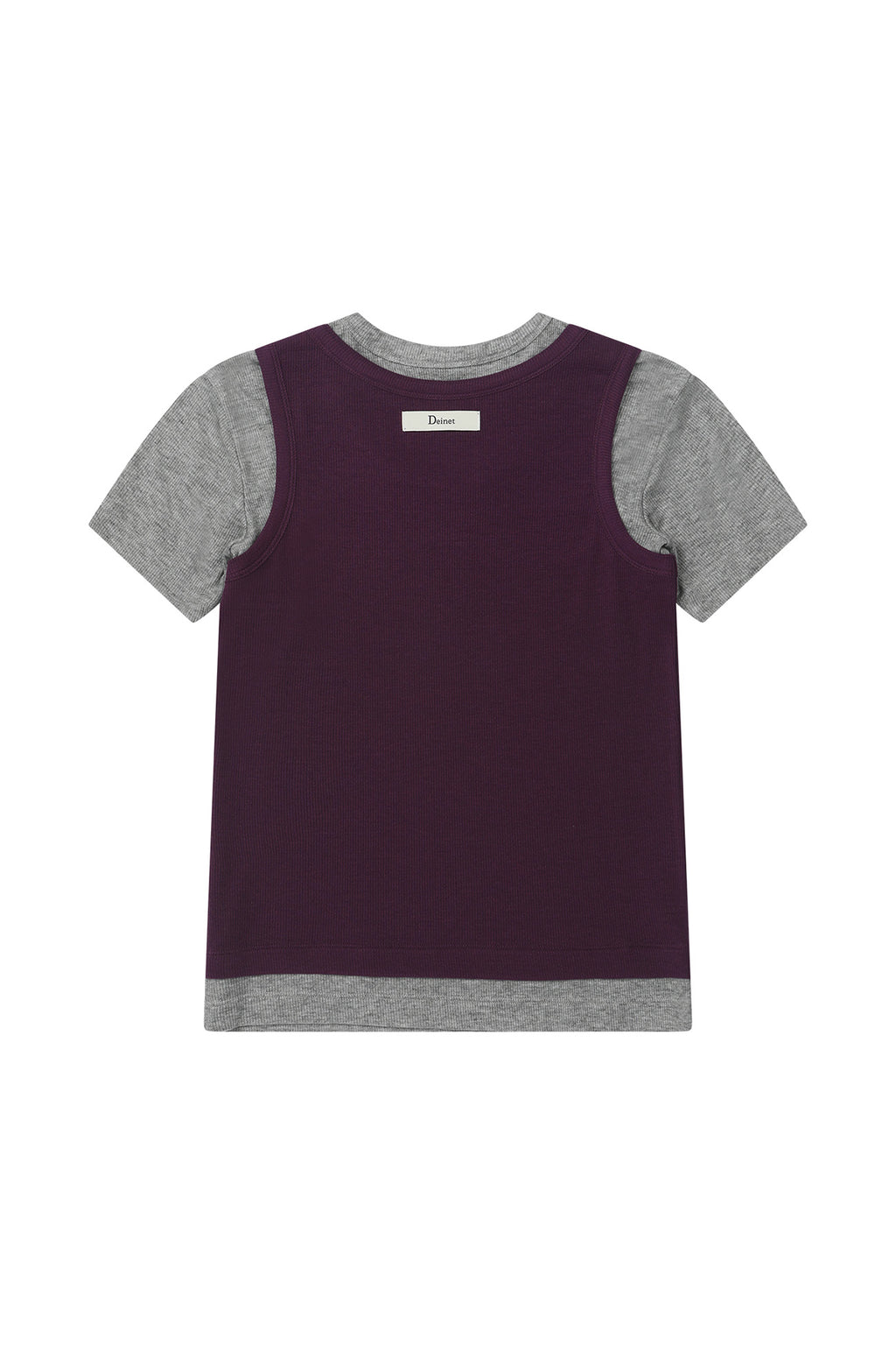 Deinet - D-Contrast T-Shirt (Purple) product image 2 | TRAB K-Fashion Australia