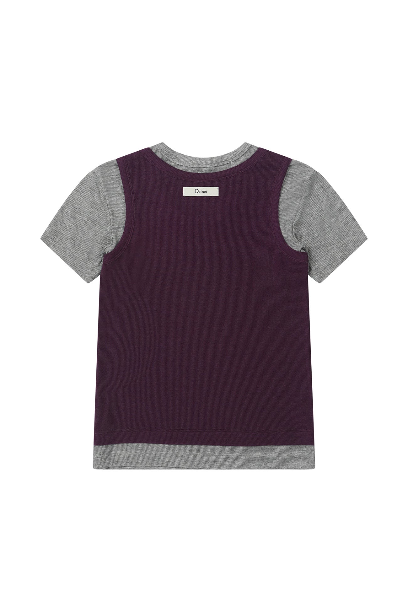 Deinet - D-Contrast T-Shirt (Purple) product image 2 | TRAB K-Fashion Australia