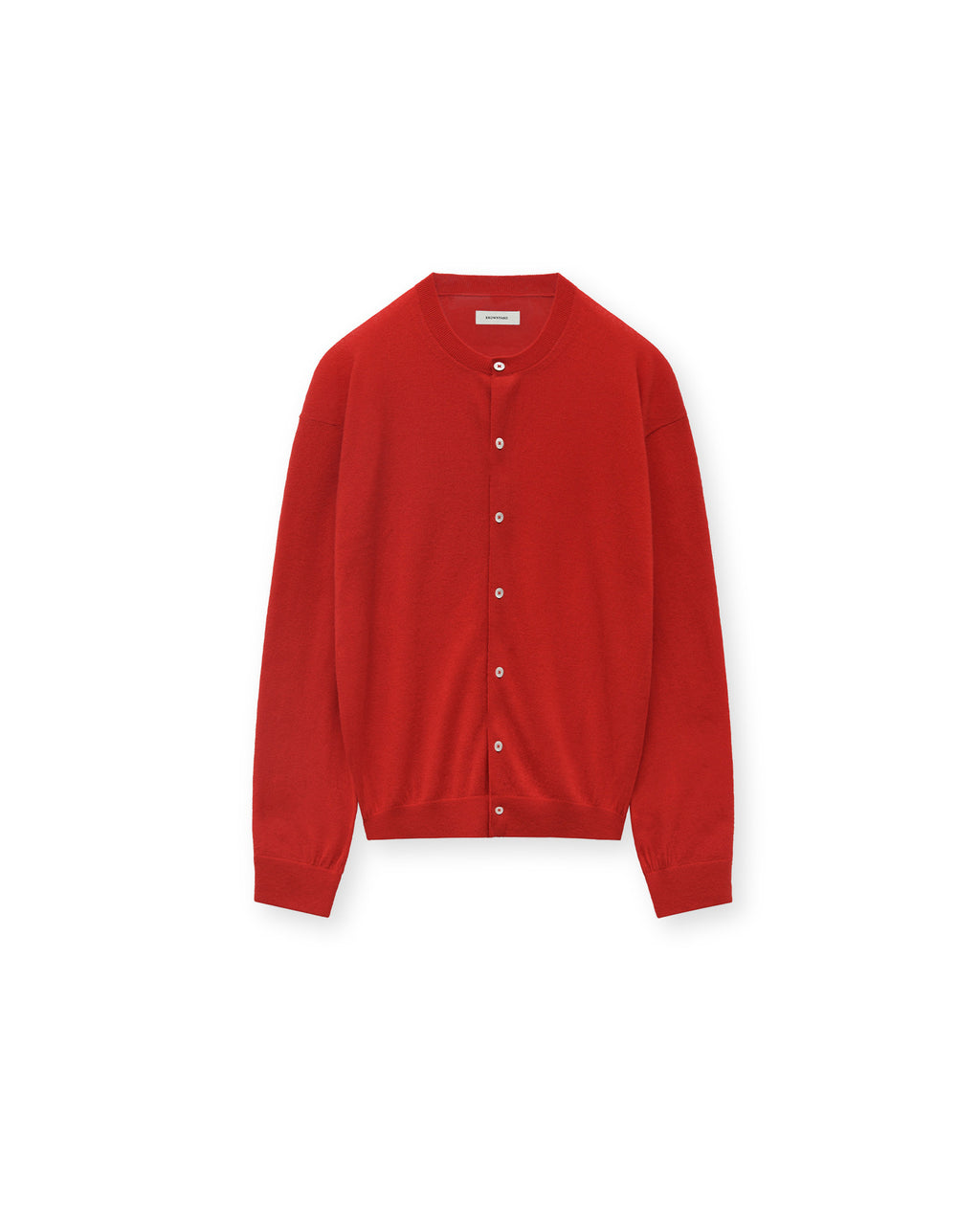 Brownyard - [Pre-Order – Ships October 14] Super Light Cashmere Round Cardigan (Red) product image 5 | TRAB K-Fashion Australia
