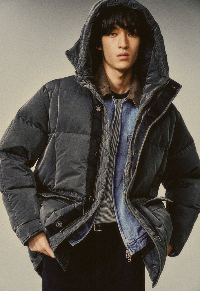 Art if acts - KARAKORAM Goose Down Parka (Faded Black) product image 10 | TRAB K-Fashion Australia