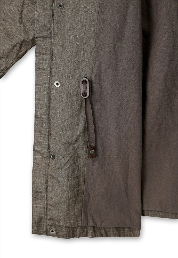 Art if acts - Linen Rain Parka (Wood) product image 14 | TRAB K-Fashion Australia