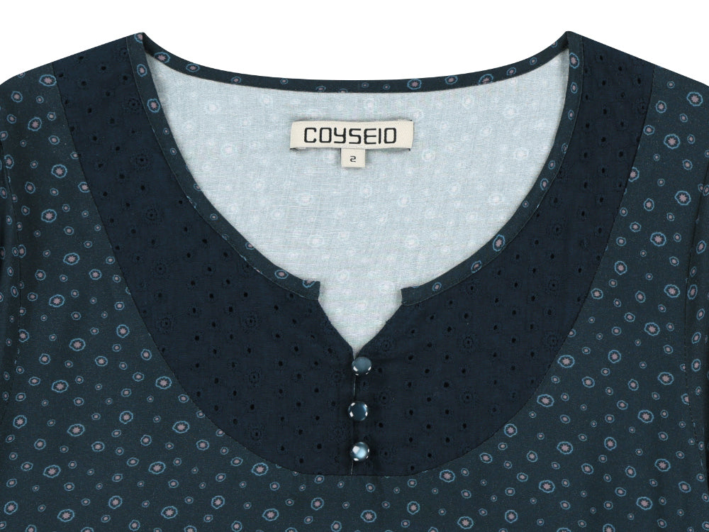 Coyseio - Dudu Puff Blouse (Navy) product image 19 | TRAB K-Fashion Australia