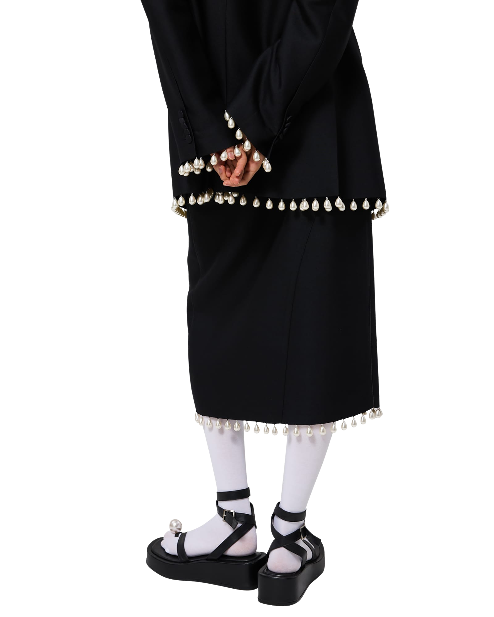Kimhe Kim - Pearl Embellished Tuxedo (Black) product image 14 | TRAB K-Fashion Australia