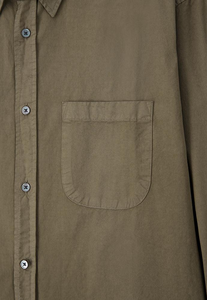 Art if acts - Saint Garment-dyed Shirt (Mud) product image 10 | TRAB K-Fashion Australia