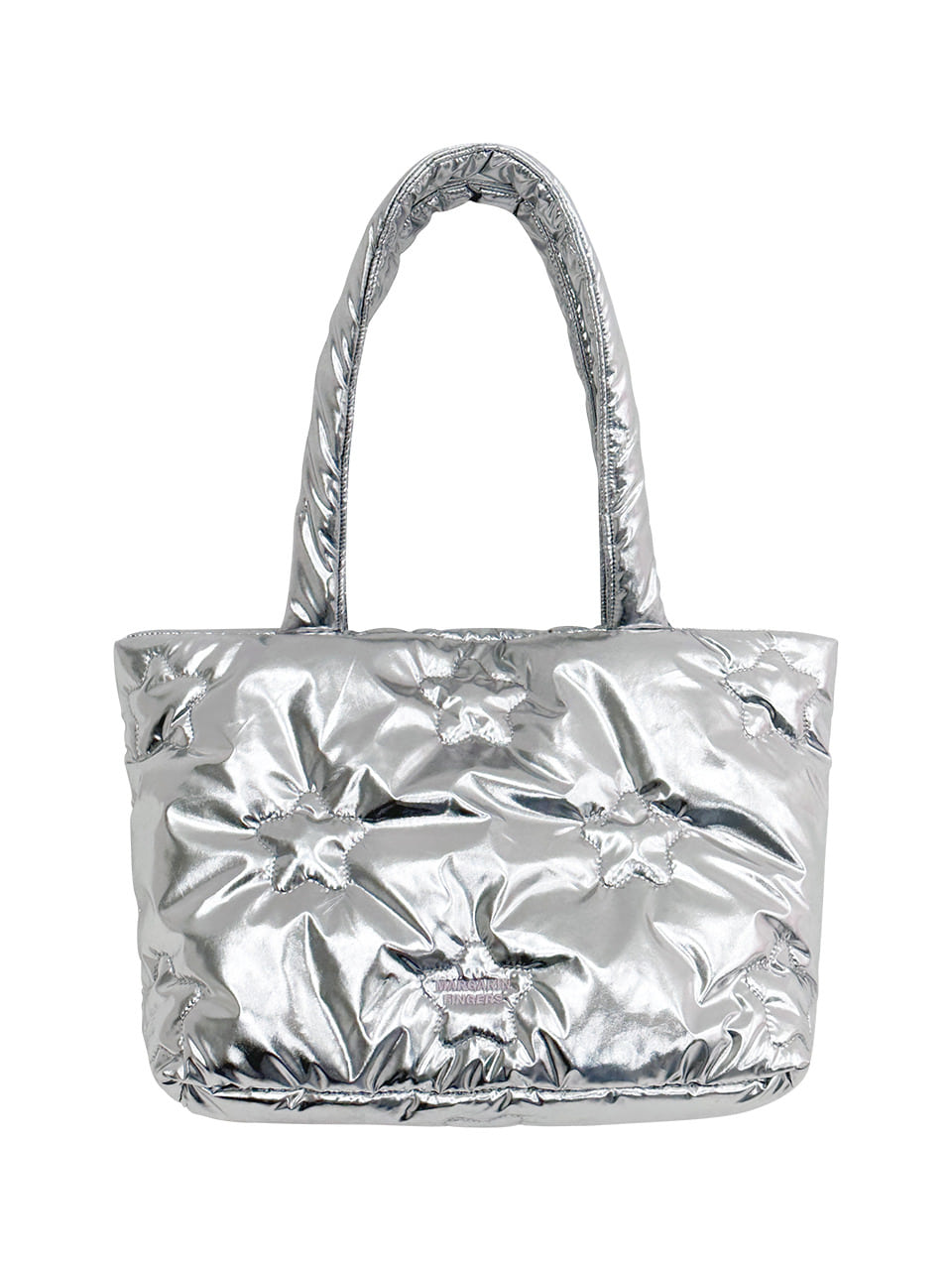 Margarin Fingers - Star Quilted Shoulder Bag (Silver) product image 2 | TRAB K-Fashion Australia