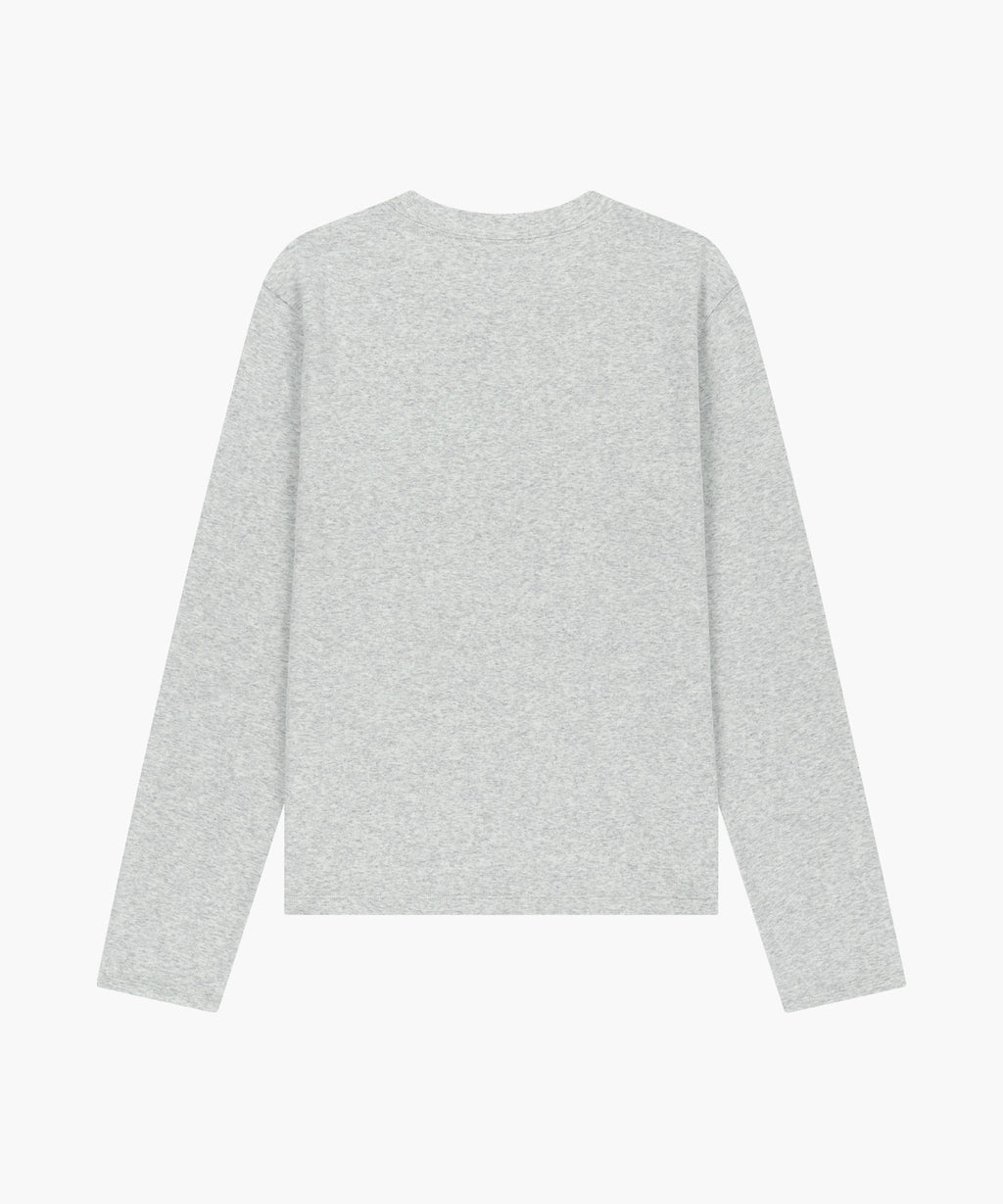 Marithe & Francois Girbaud - Basic Long Sleeve (Light Heather Gray) product image 6 | TRAB K-Fashion Australia