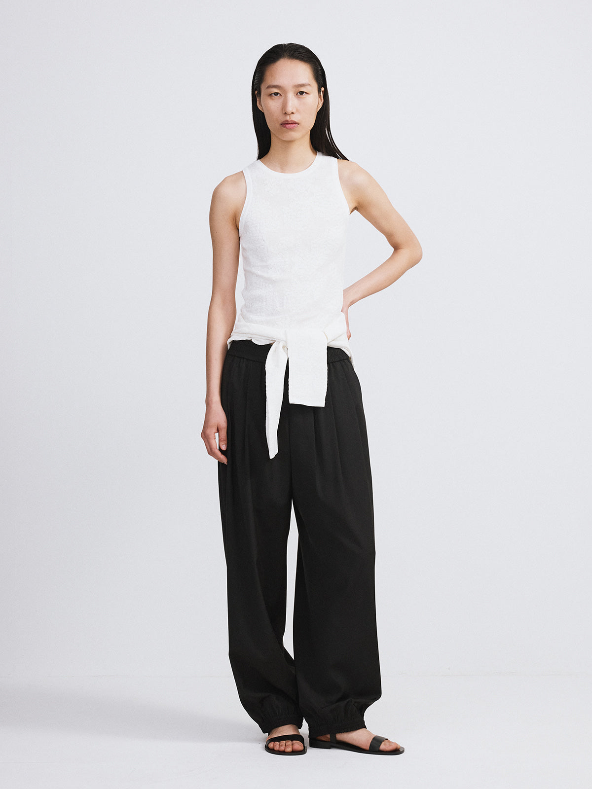Recto - Banding Jogger Suit Pants (Black) product image 2 | TRAB K-Fashion Australia