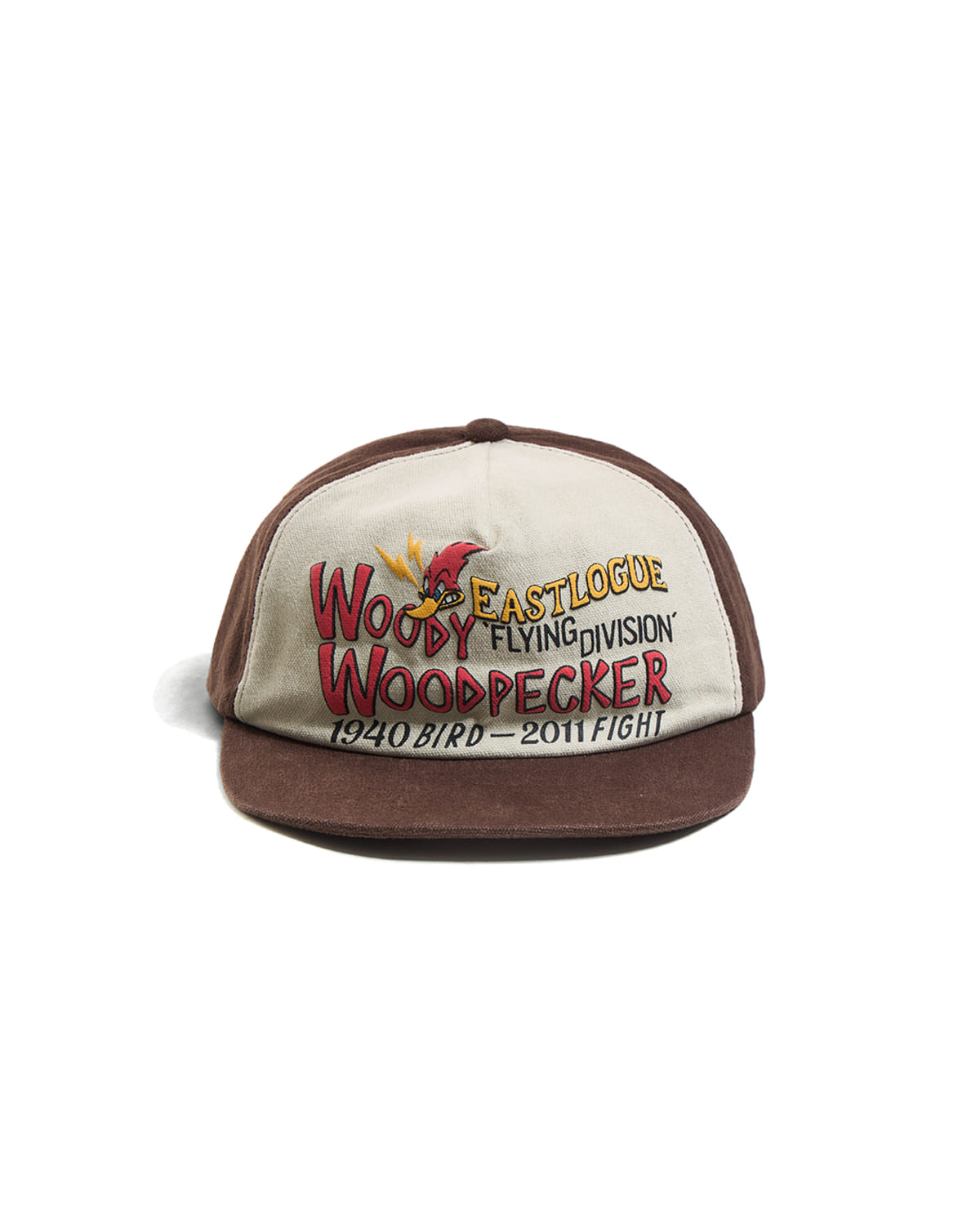 Eastlogue - Woodpecker Printing Trucker Cap (Brown) product image 1 | TRAB K-Fashion Australia