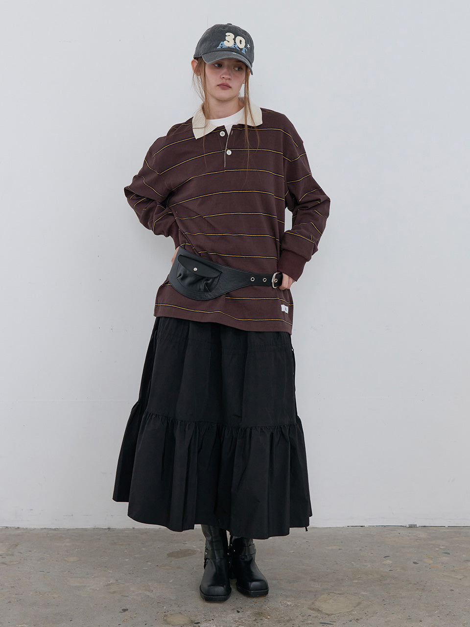Kijun - Art 30 Cap (Charcoal) product image 8 | TRAB K-Fashion Australia